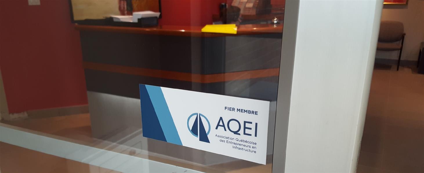 Avez-vous votre autocollant "Fier membre AQEI"?
